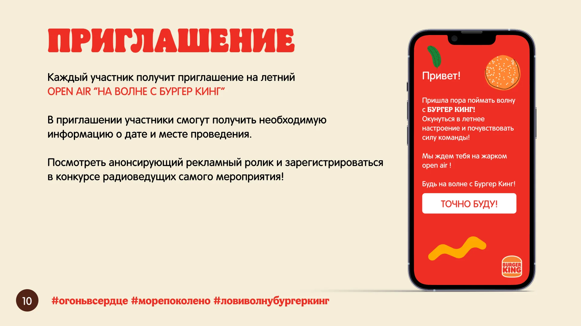 Приглашение участникам в мессенджере