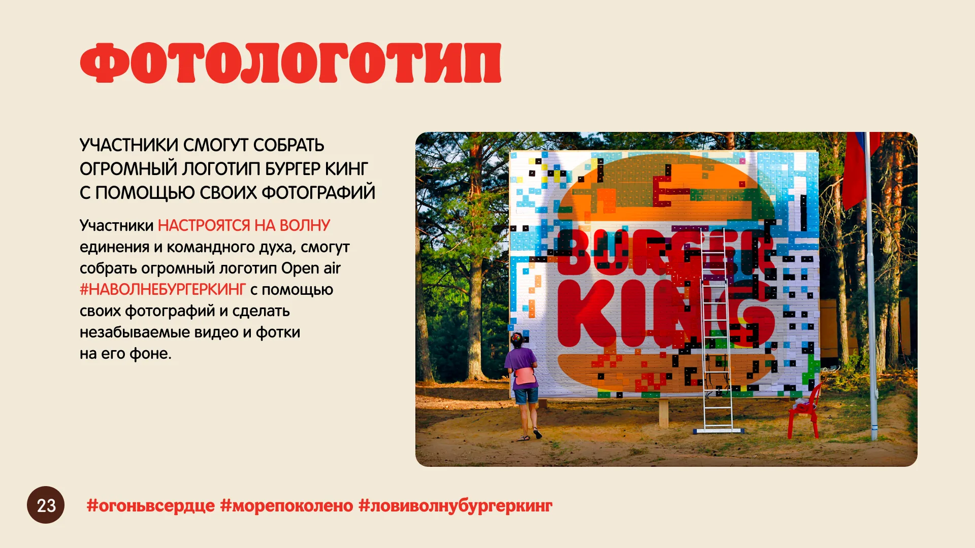 Фотологотип из снимков участников
