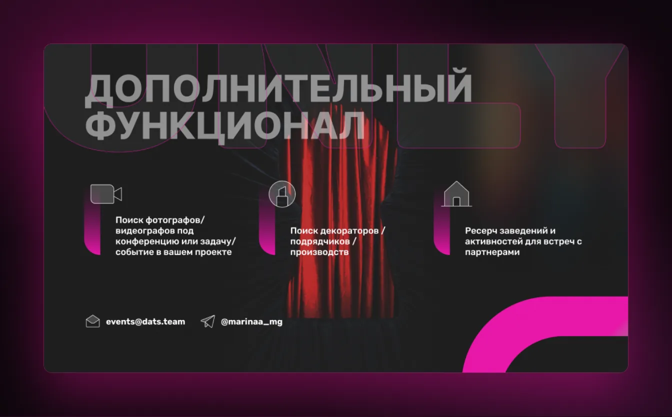 Дополнительный функционал